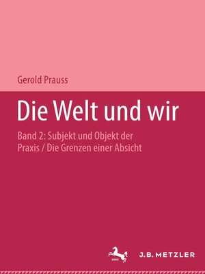 cover image of Die Welt und wir